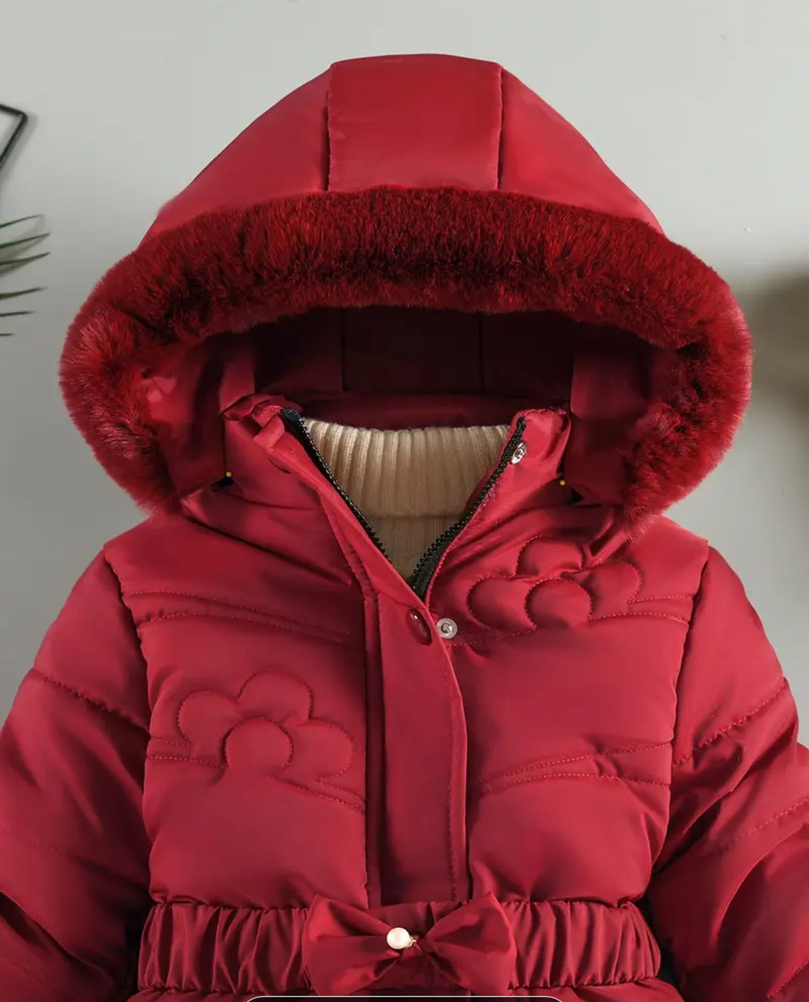 Red Puff Coat