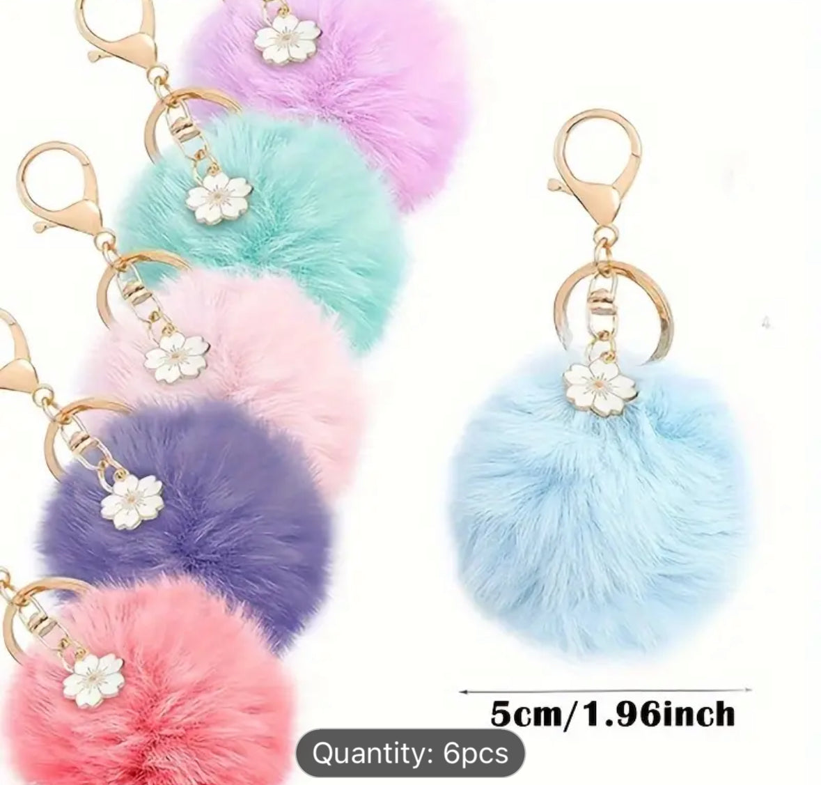 Ball Key Chain (Pack of 6)