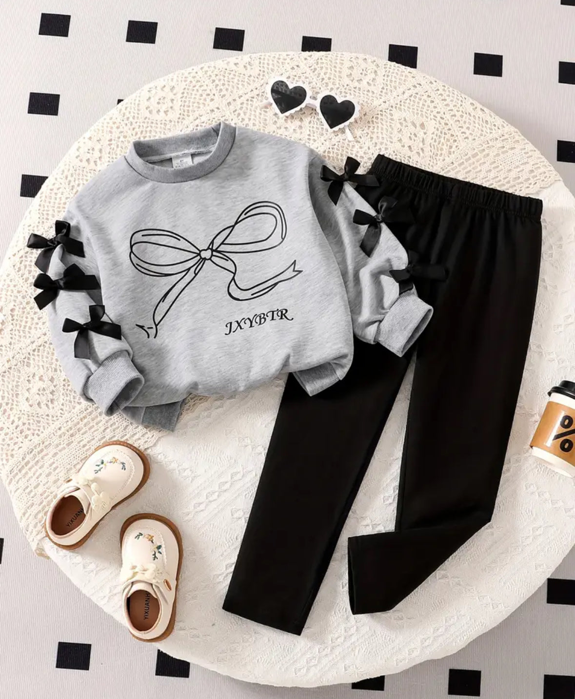 Bow Sweater Set