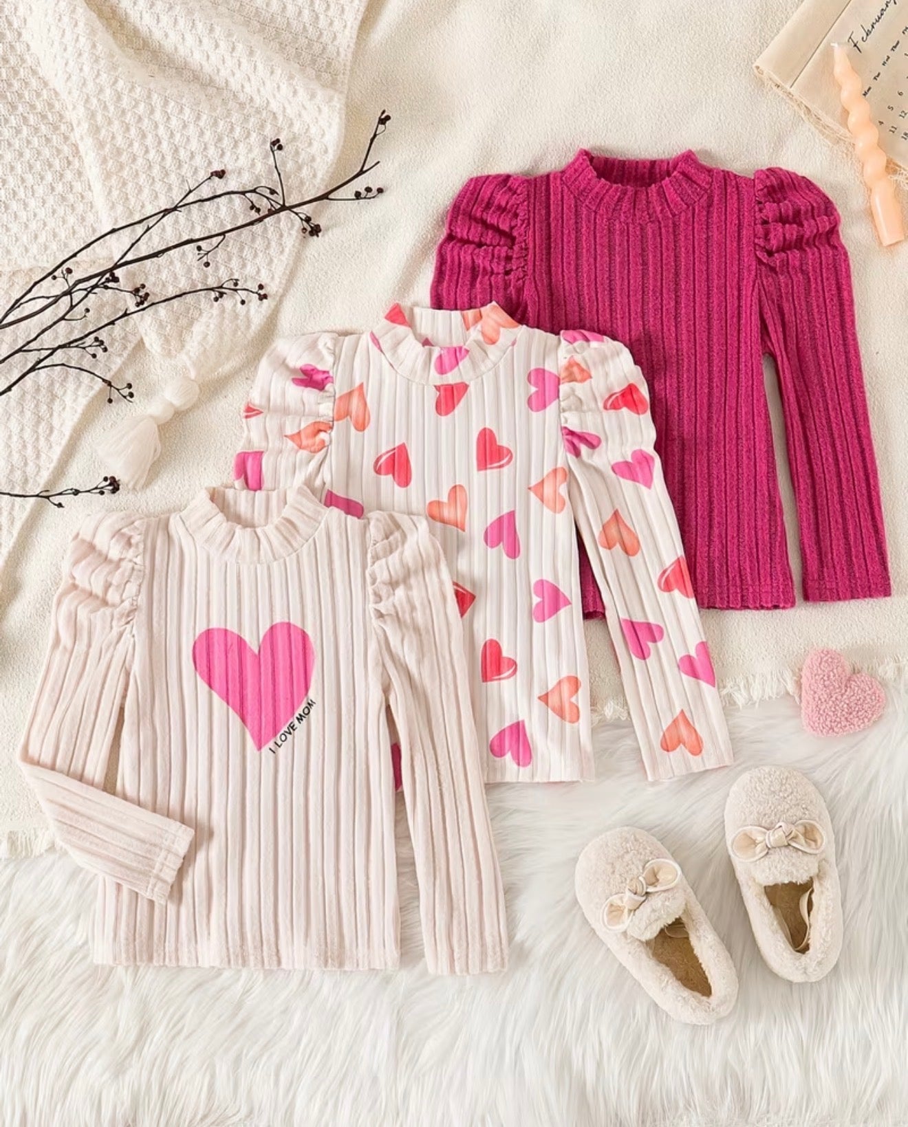 3 Piece Long Sleeve Tops
