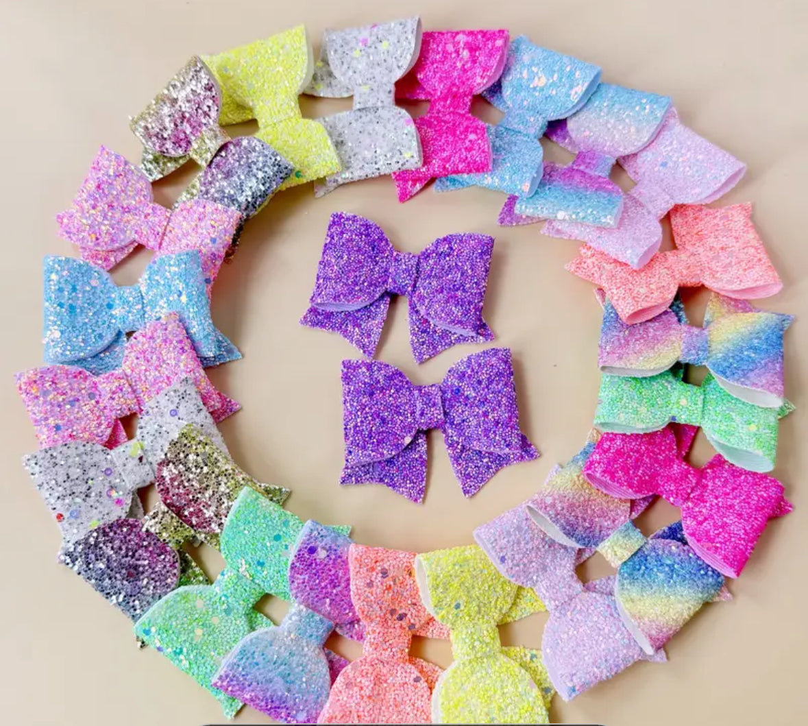 Sparkling hair clips (12Pack)