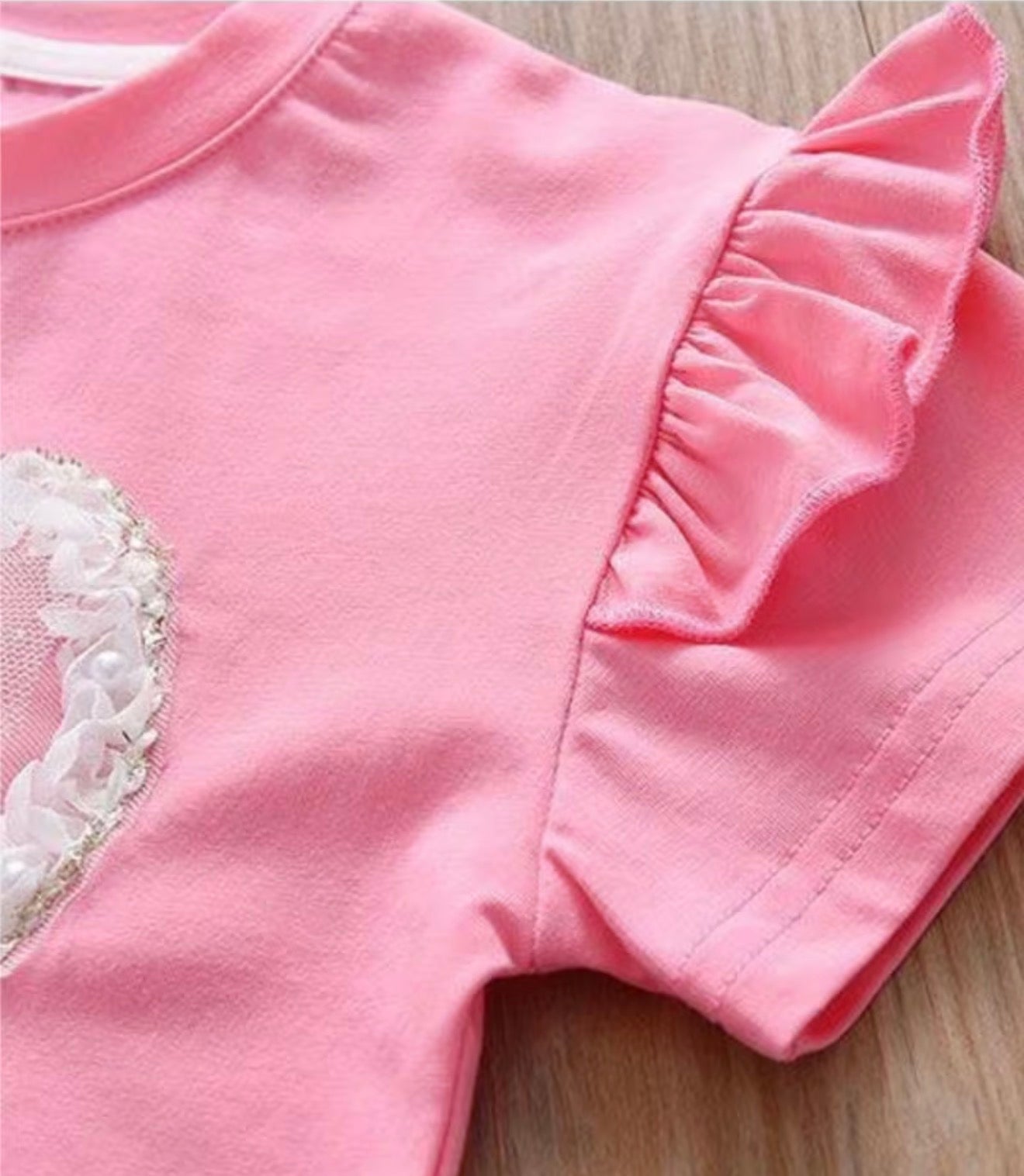 Lace Bow T Shirt
