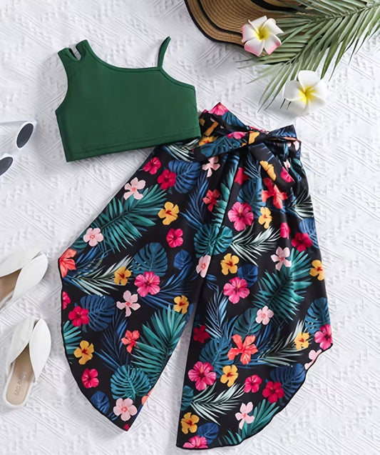 Flower Pants Set