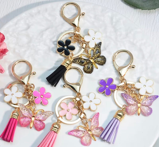 Butterfly Pendant Keychain