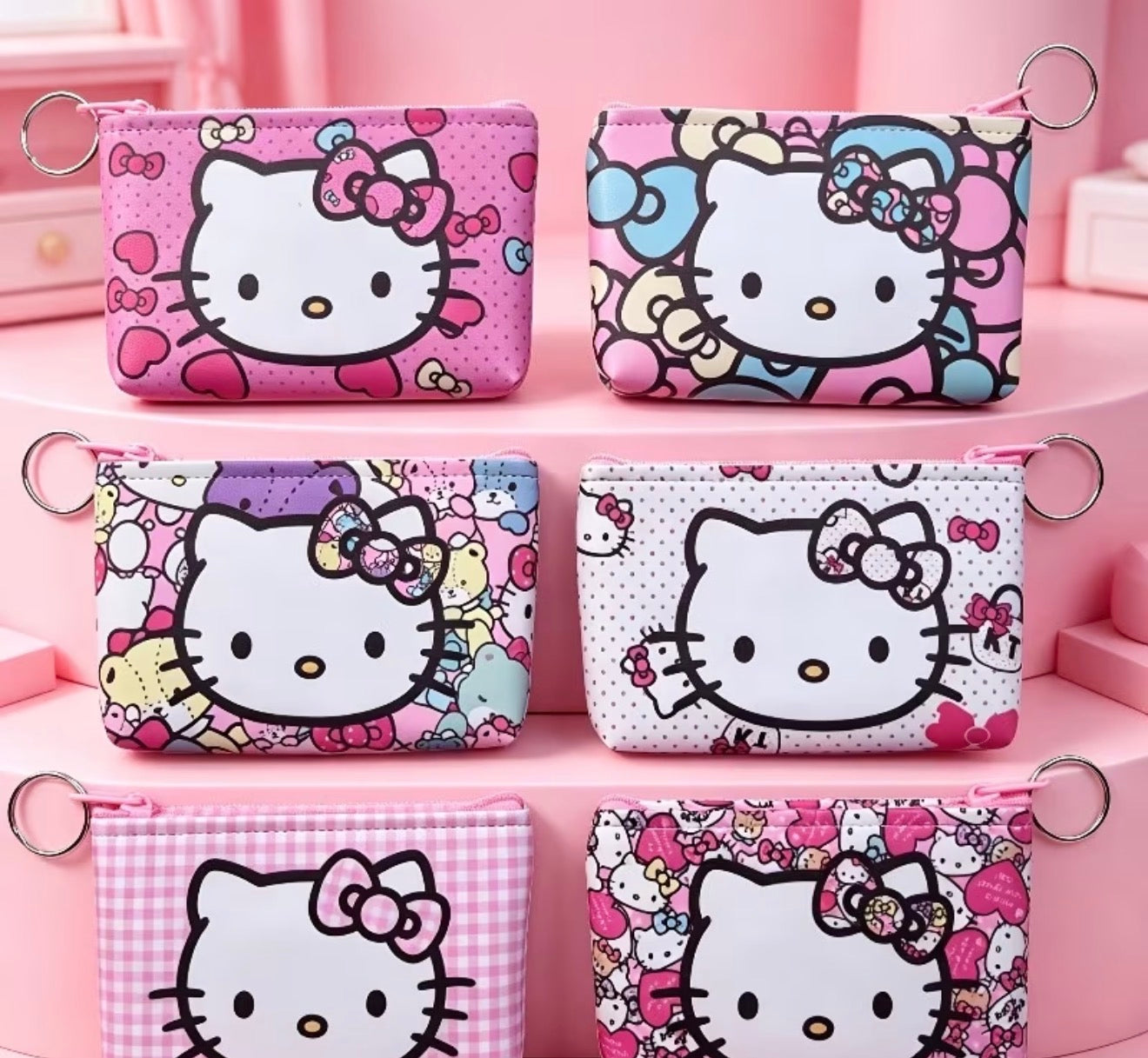 Hello kitty Coin purse (6 Pieces)