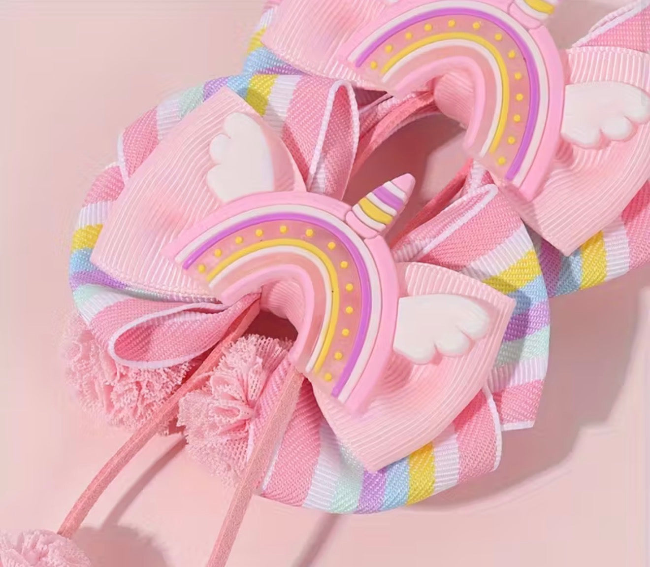 Pink Unicorn hair clip (2 Pieces)