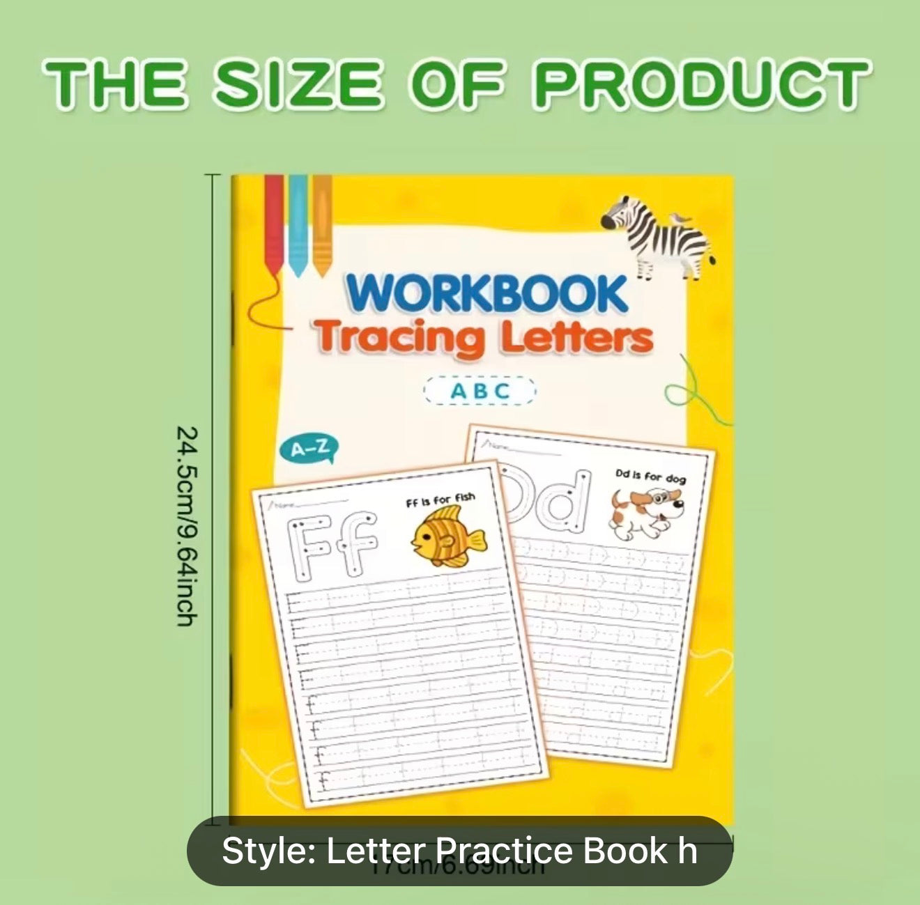 Letter Work Book (32 Letters)