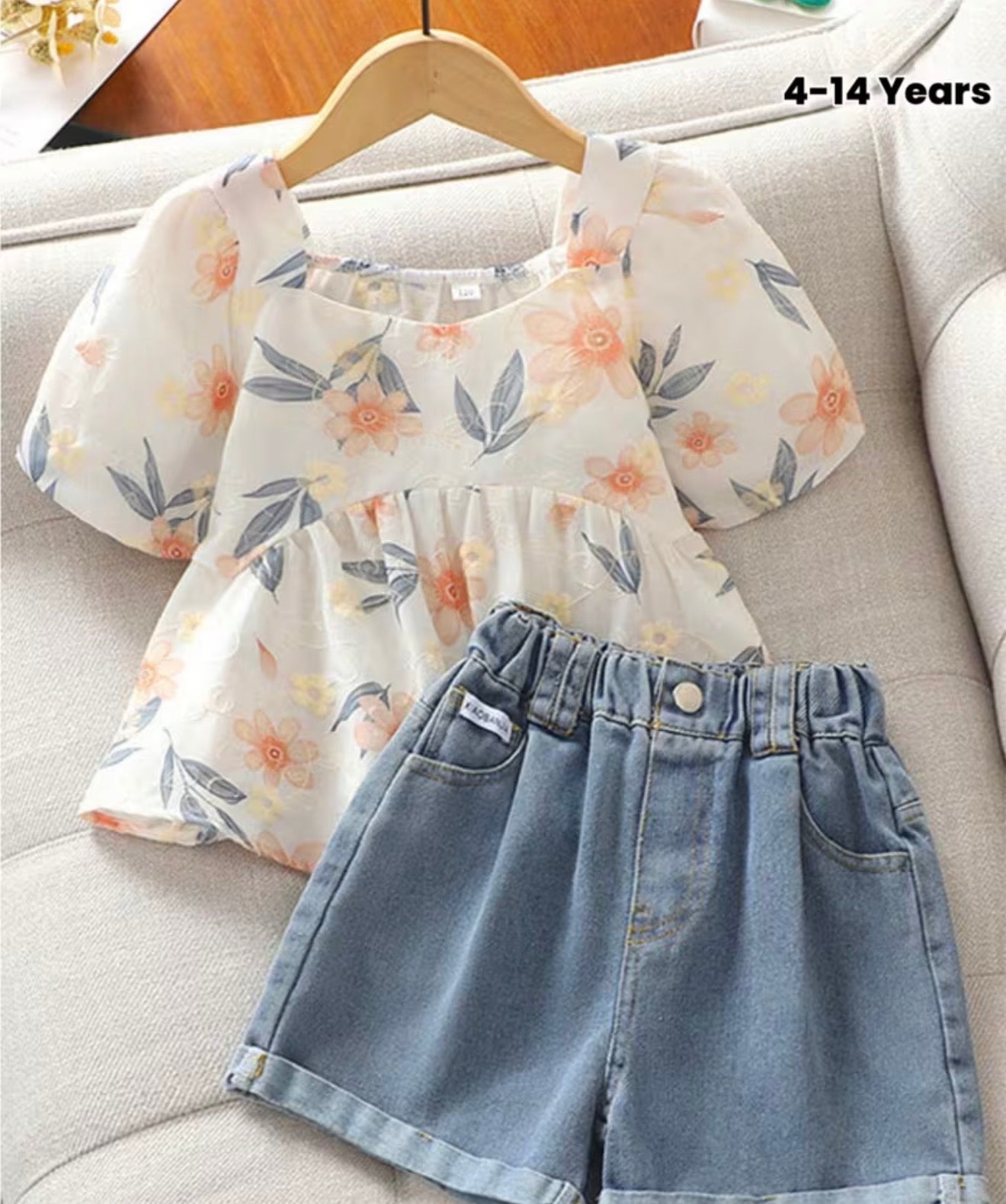 Flower Shorts Set