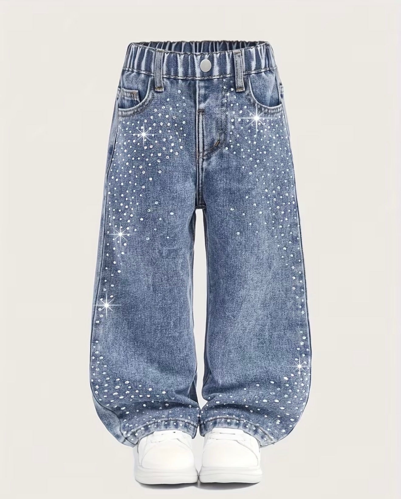 Blue studs Jeans