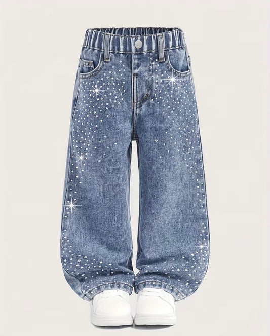 Blue studs Jeans
