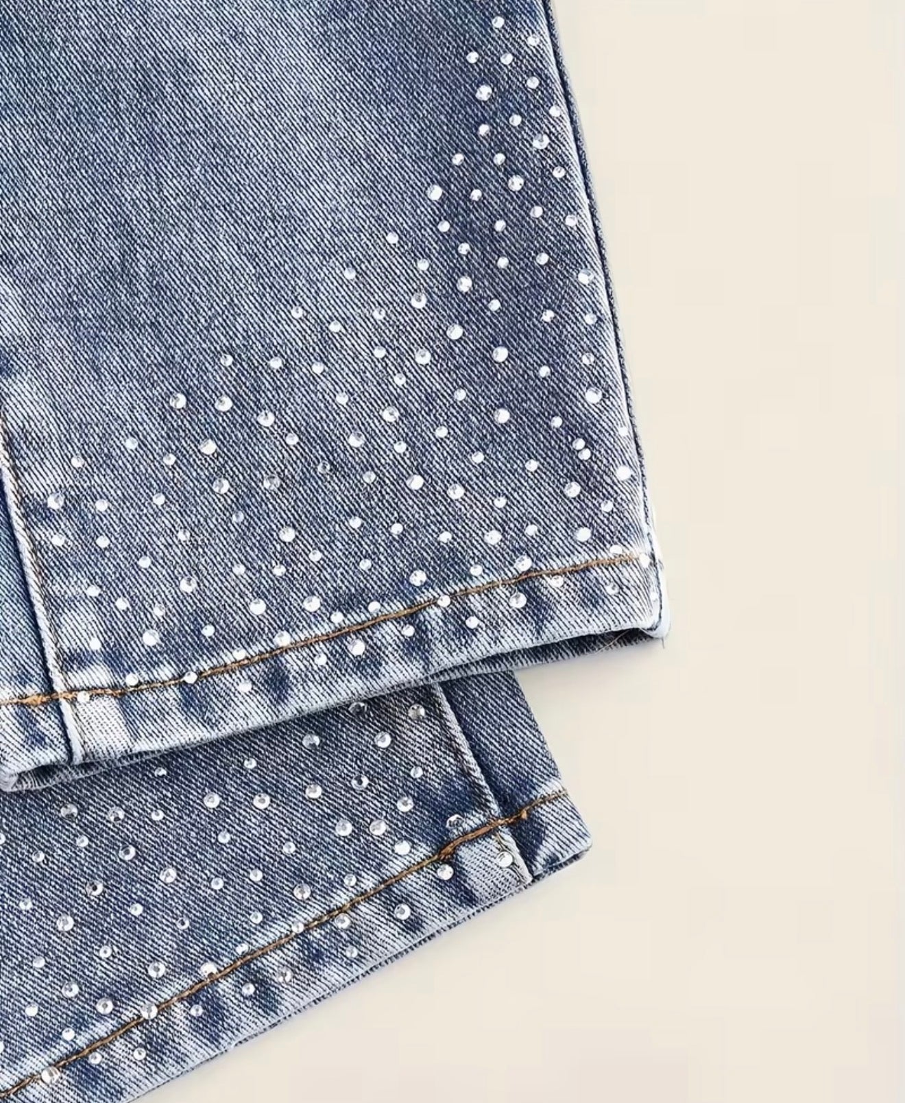 Blue studs Jeans