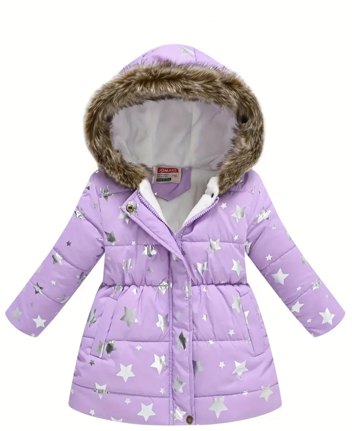 Purple Puff Coat