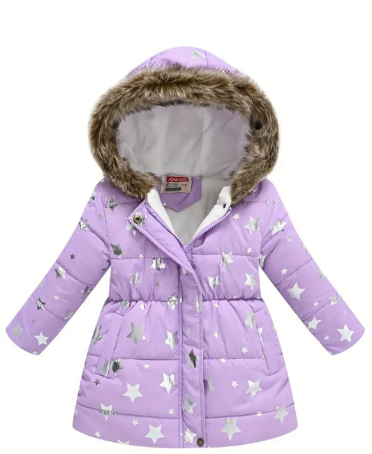 Purple Puff Coat