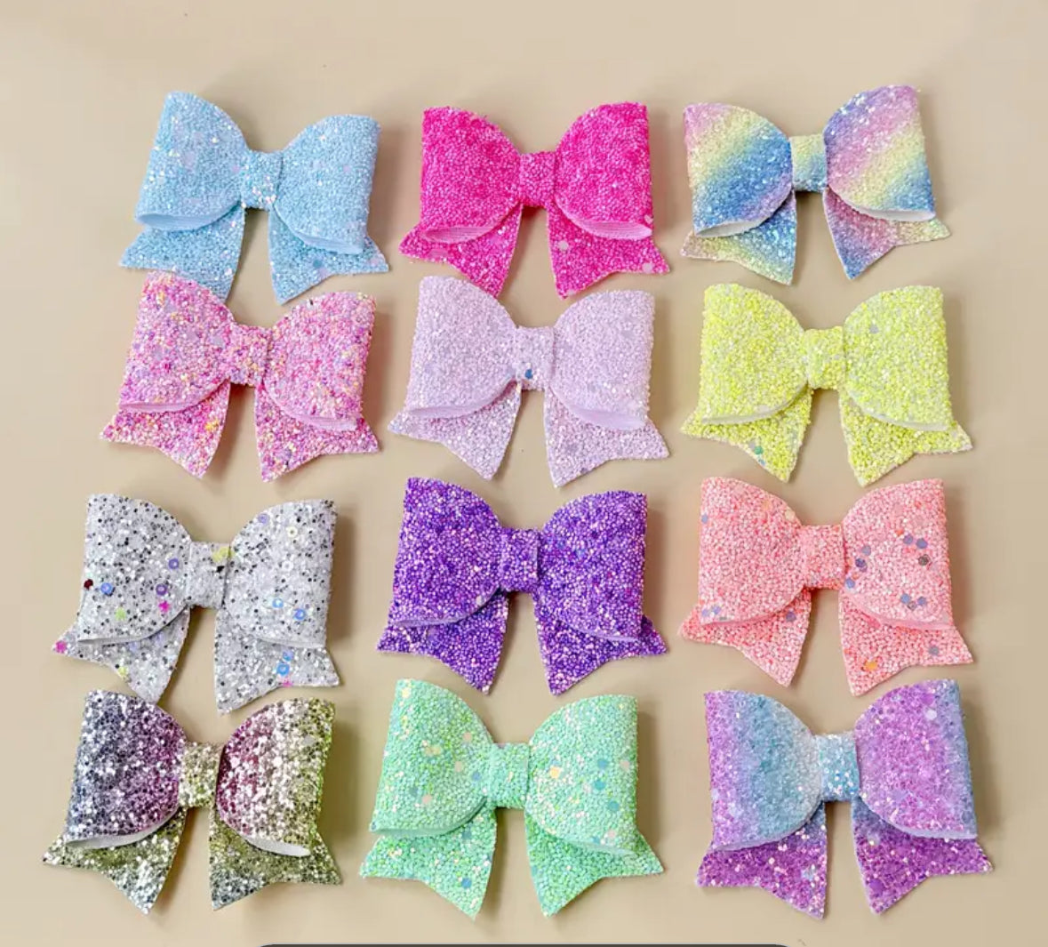 Sparkling hair clips (12Pack)