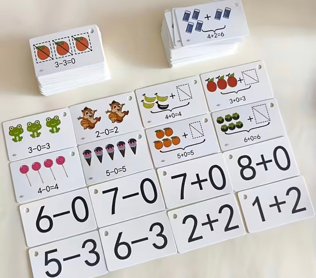 Math Cards (132 Pieces)