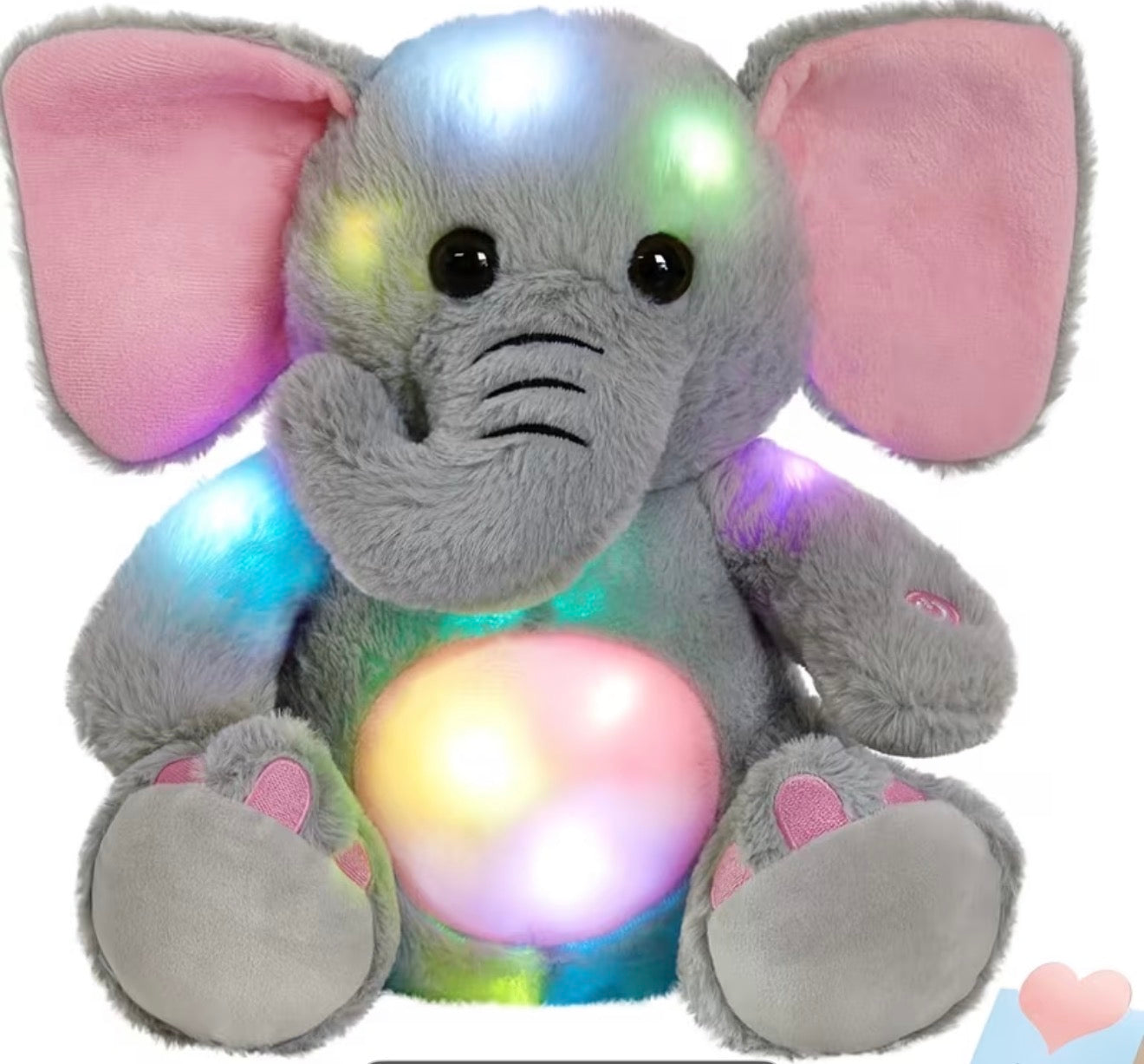 Elephant Plush Glow Toy