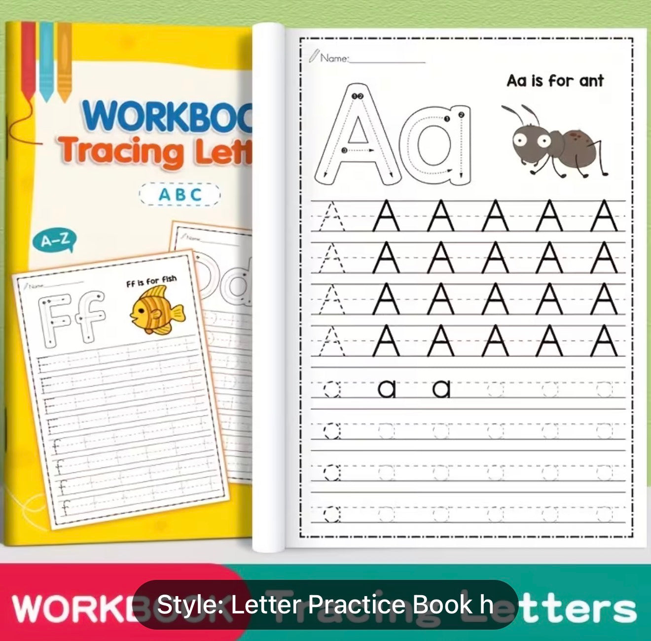 Letter Work Book (32 Letters)