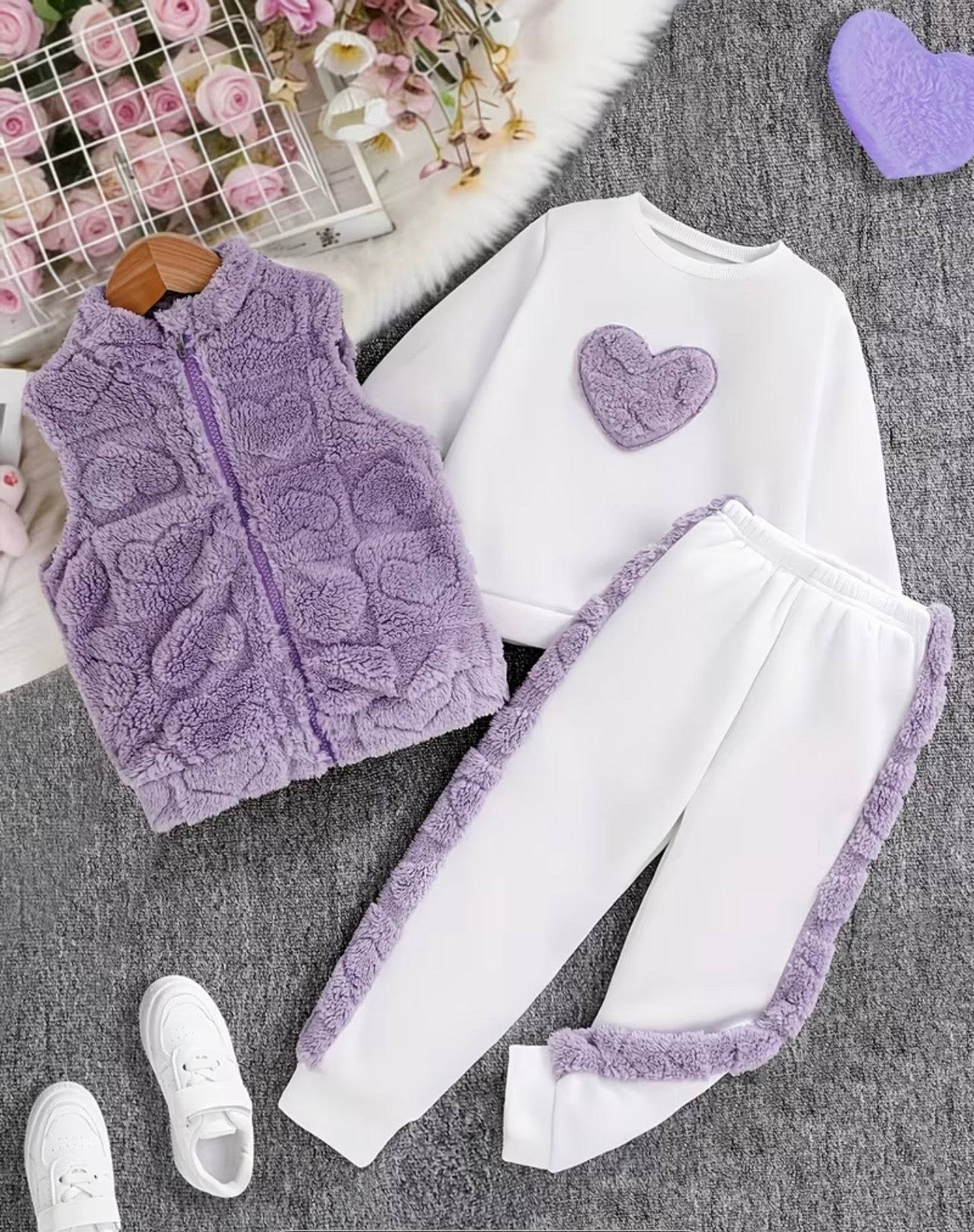 Heart Vest Set ( 3 Pieces)