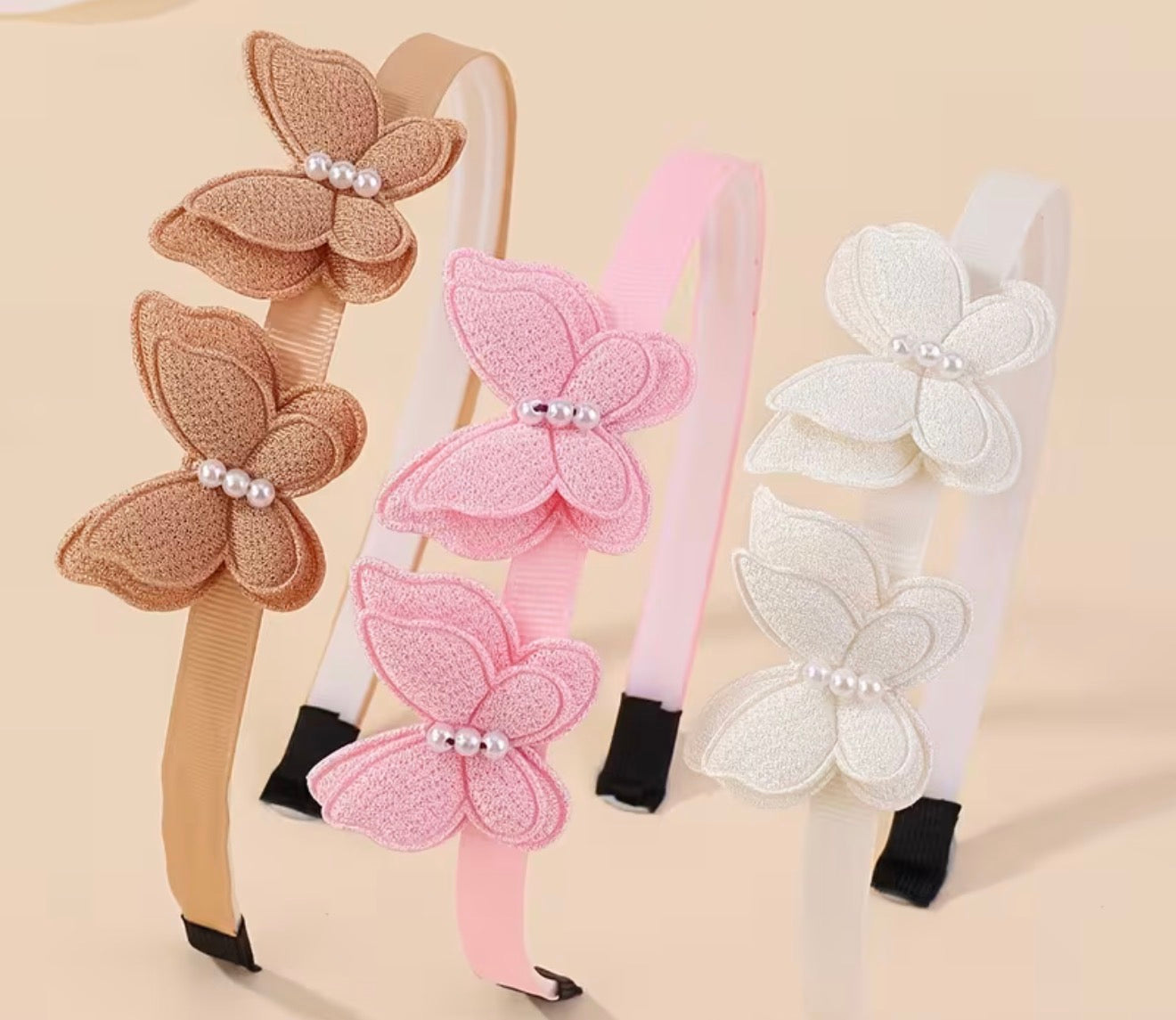 Pearl Headbands (3 Pieces)
