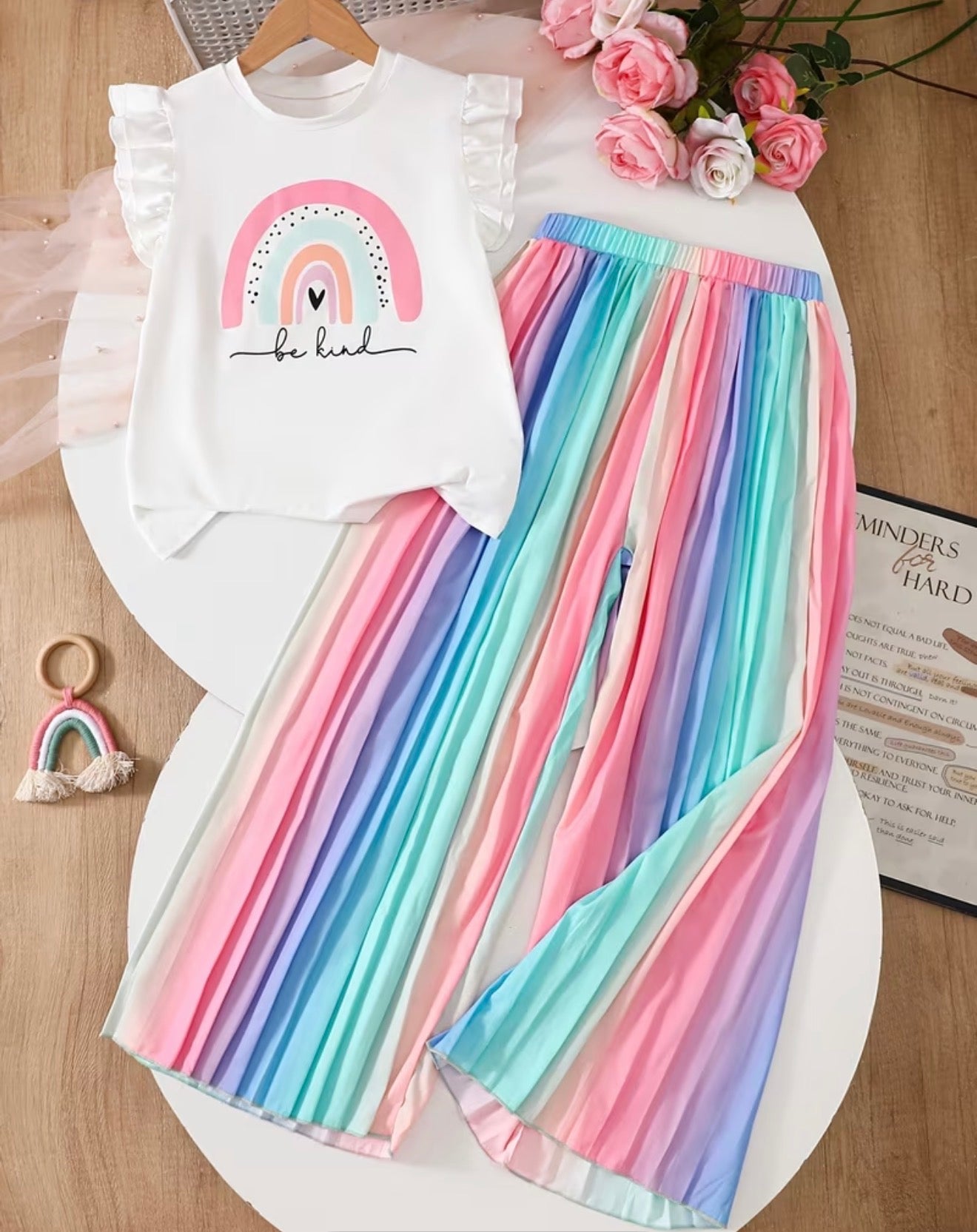 Colorful Casual Pants Set