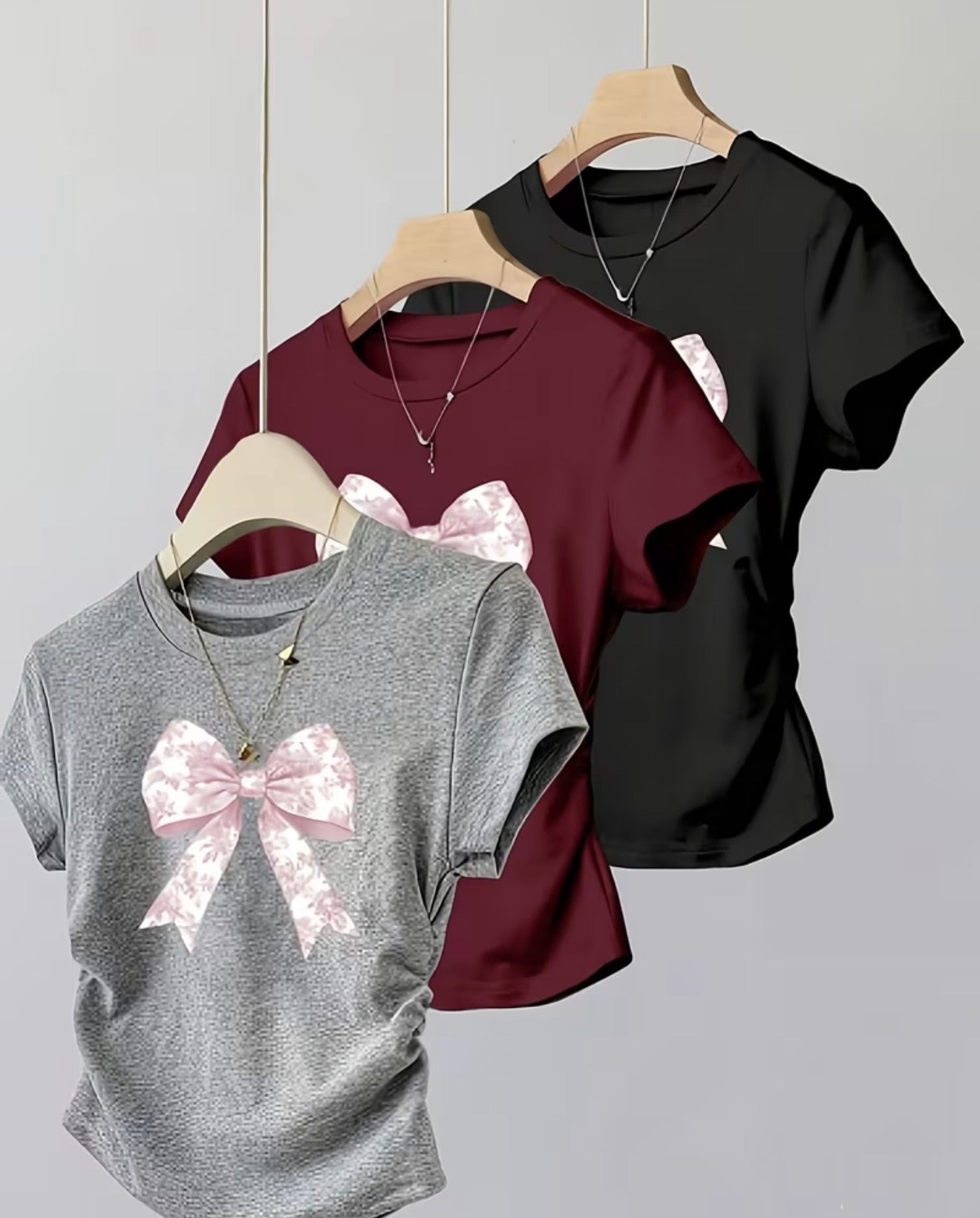 3 Piece Bow Tops