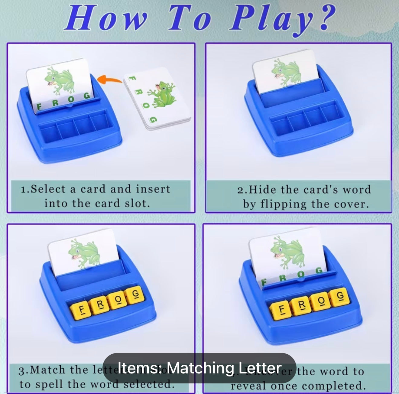 Educational Learning Spelling words