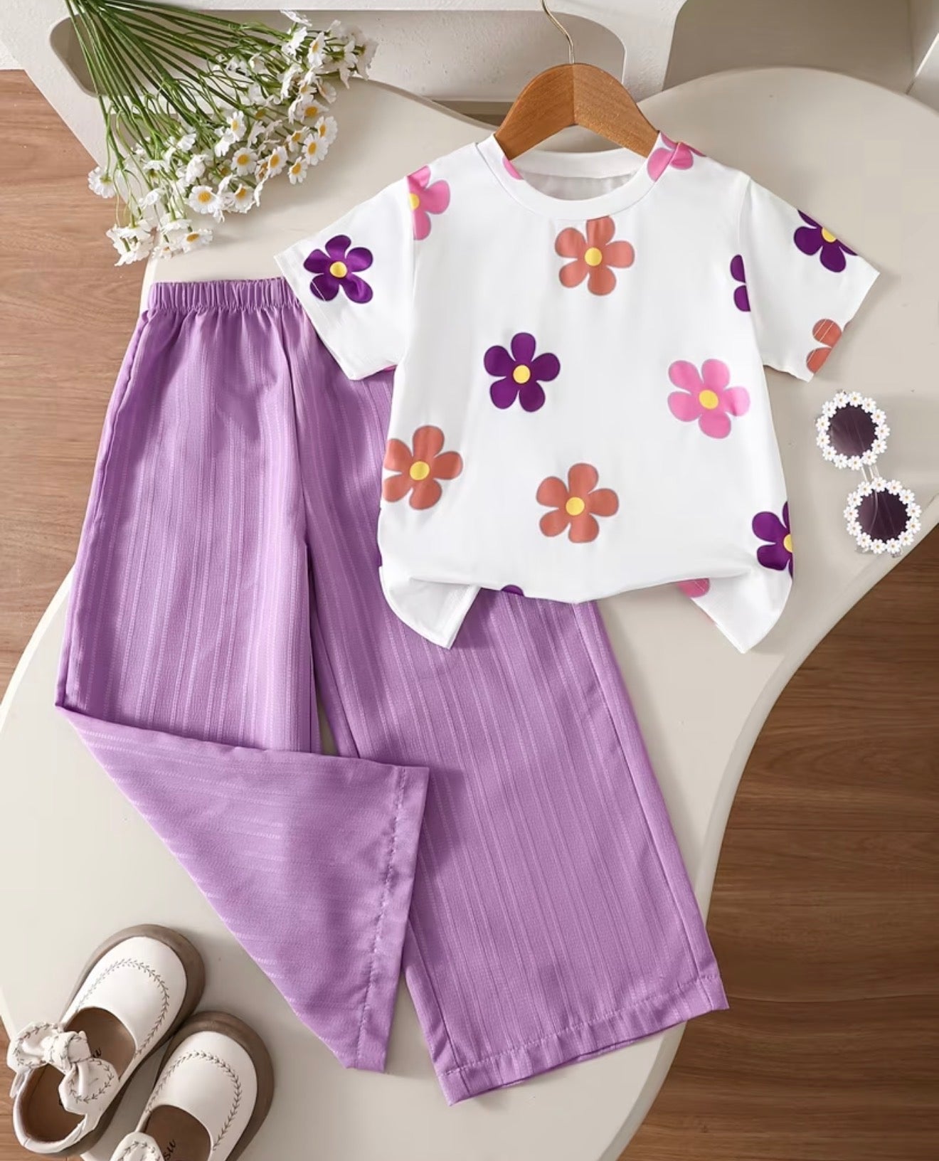 Purple Flower Set